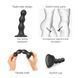 Насадка для страпона Strap-On-Me Dildo Plug Balls Black M SO8993 3