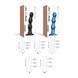 Насадка для страпона Strap-On-Me Dildo Plug Balls Black M SO8993 4