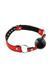 Кляп Fetish Tentation Premium Leather gag with silicone ball Red SX1100 1