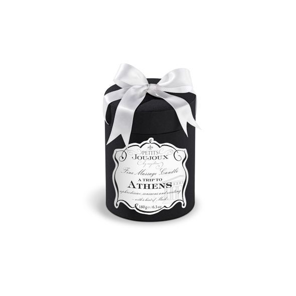 Масажна свічка Petits Joujoux - Athens - Musk and Patchouli (190 г) розкішна упаковка SO3142