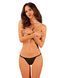 Прозорі стрінги із мереживом Obsessive Celia Noir thong XS/S SO7868 1