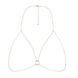 Цепочка портупея Bijoux Indiscrets Magnifique Bra Chain - Gold, украшение на тело SO2656 фото 2