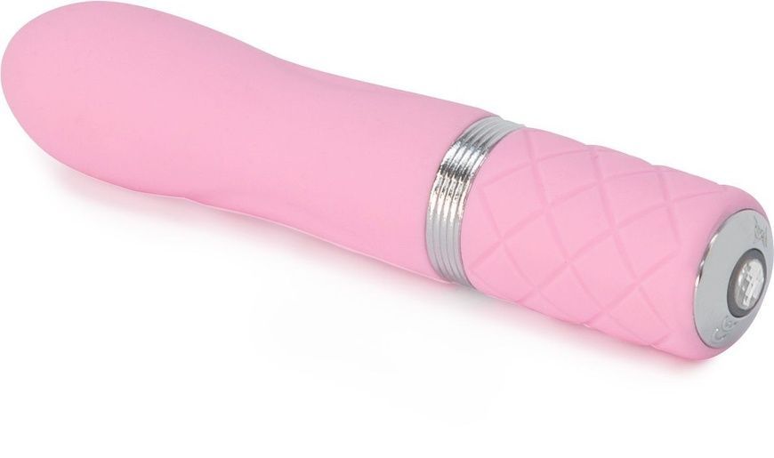 Роскошный вибратор PILLOW TALK - Flirty Pink с кристаллом Сваровски, гибкая головка SO2725 фото