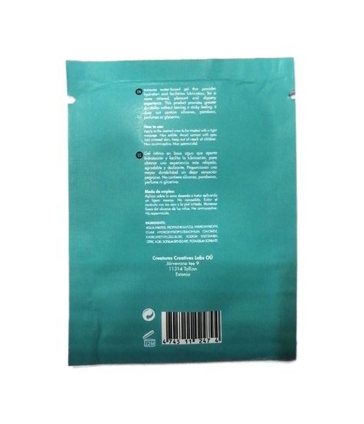 Пробник гель-лубриканту для чутливої шкіри Driminals Natural Pure (4 мл) SX0730