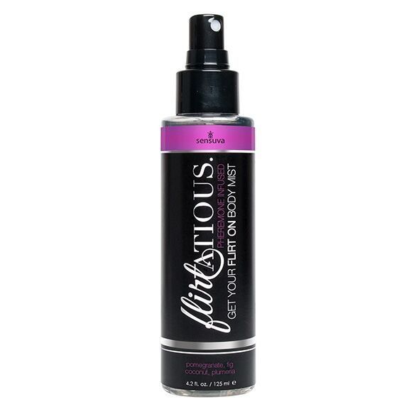 Спрей-міст для тіла з феромонами Sensuva Flirtatious Pomegranate, Fig, Coconut & Plumeria (125 мл) SO4940
