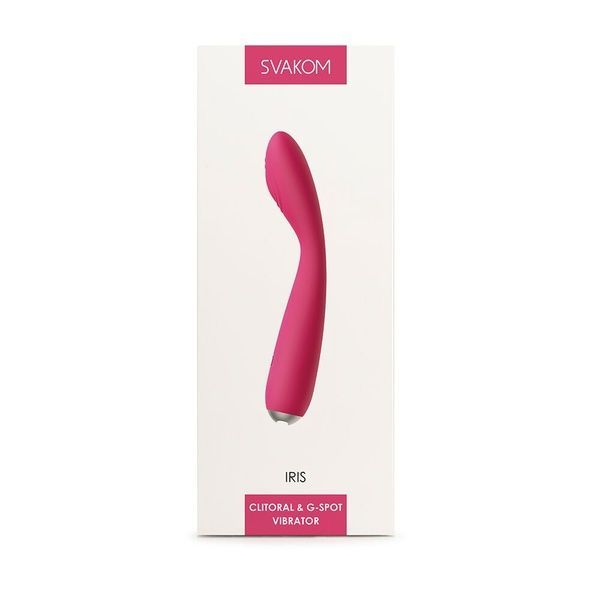 Вибратор для клитора и точки G Svakom Iris Plum Red SO4854 фото