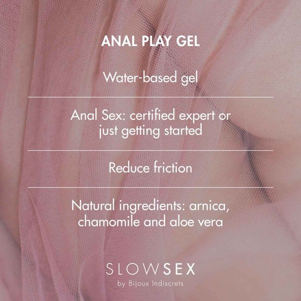 Анальний гель-змазка Bijoux Indiscrets Slow Sex Anal play gel SO5900