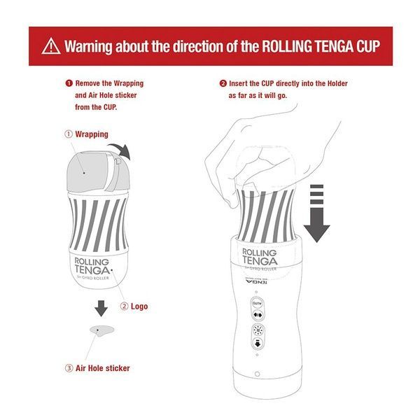Автоматический мастурбатор Tenga VACUUM GYRO ROLLER SET, ротация и вакуум, совместим с Tenga Cup SO7041 фото