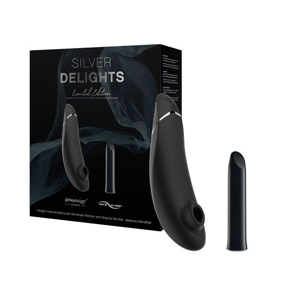 Преміальний подарунковий набір Silver Delights Collection: Womanizer Premium та We-Vibe Tango SO8759
