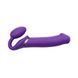 Безремінний страпон з вібрацією Strap-On-Me Vibrating Violet XL, діам. 4,5 см, пульт ДК, регульовани SO3827 6