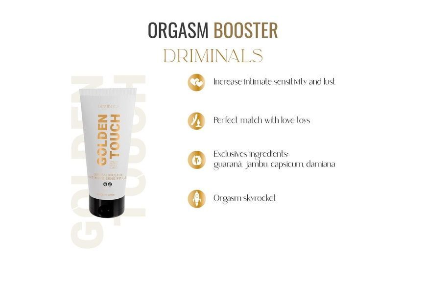 Крем-бустер для клітора Driminals Golden Touch Orgasm Booster 30 мл SX0682