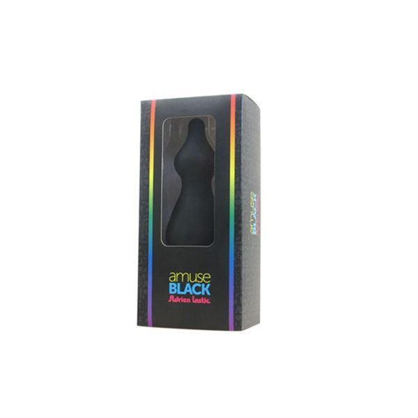 Анальна пробка Adrien Lastic Amuse Big Black (L) з двома переходами, макс. діаметр 4,4 см AD20269
