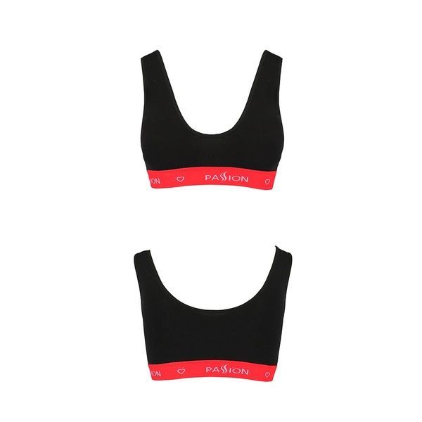 Спортивний топ на широких бретелях Passion PS003 TOP black, size L SO4211