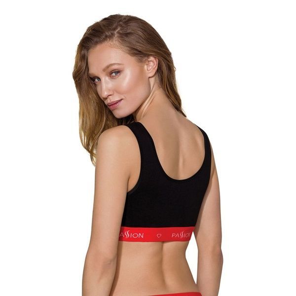 Спортивний топ на широких бретелях Passion PS003 TOP black, size L SO4211