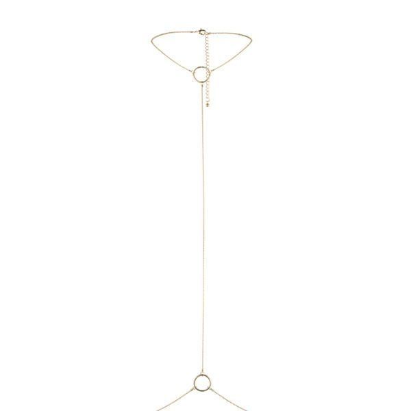 Цепочка на шею и пояс Bijoux Indiscrets Magnifique I Body Chain - Gold, украшение на тело SO2658 фото