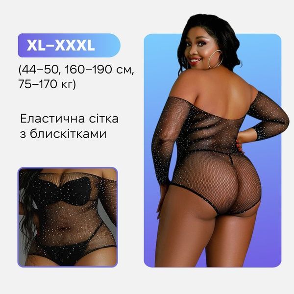 Боді Moonlight Plus Model 09 Black SO8200