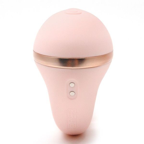 Вакуумний вібратор Kistoy Tina Mini Light Pink, вагінально-кліторальний SO6541