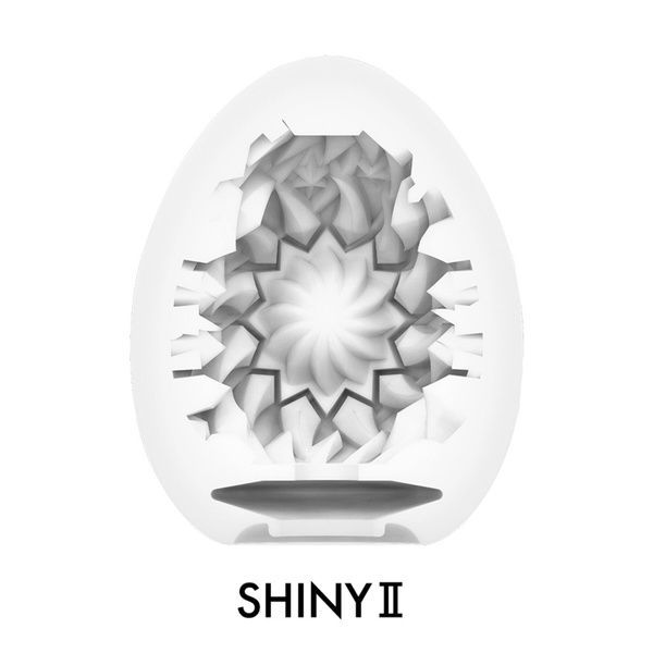 Мастурбатор-яйцо Tenga Egg Shiny II, плотный TPE, пробник лубриканта 5 мл SO9799 фото