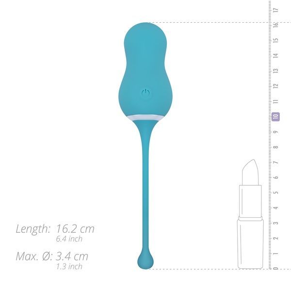 Віброяйце Cala Azul - Elena Vibrating Egg With Remote Control SO8886