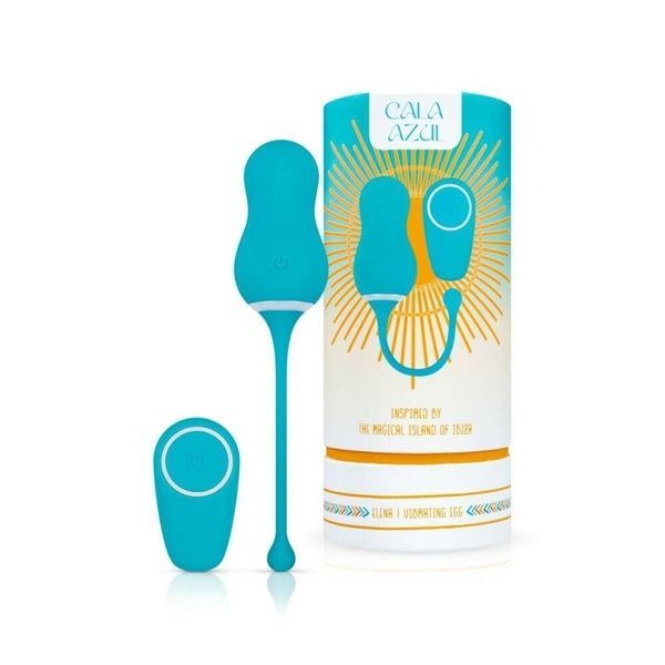 Віброяйце Cala Azul - Elena Vibrating Egg With Remote Control SO8886