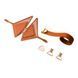 Маска на очі LOCKINK Vixen Blindfold Brown Set SX0854 5
