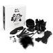 Набір БДСМ Art of Sex - Soft Touch BDSM Set, 9 предметів, Чорний SO6598 1