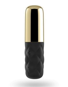 Потужний міні-вібратор Satisfyer Mini Lovely Honey Gold зі знімним ковпачком і потужної вібрацією SO3106