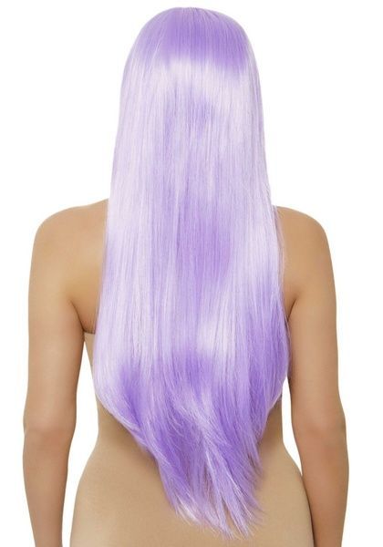 Leg Avenue Long straight center part wig lavender SO8589