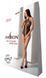 Бодистокинг с имитацией корсетной шнуровки Passion BS094 One Size, white, цветочный узор, с доступом SO8923 фото 6
