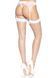 Leg Avenue Fence Net Thigh Highs OS White SO7988 4