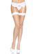 Leg Avenue Fence Net Thigh Highs OS White SO7988 2
