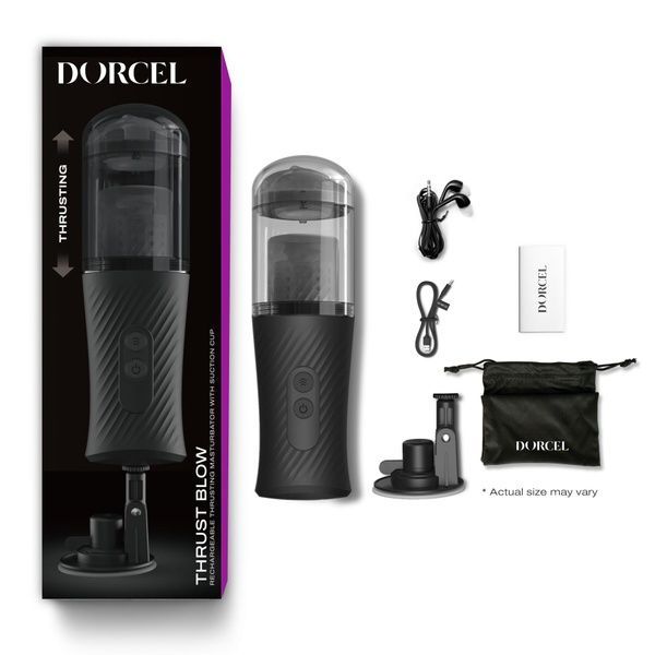Автоматичний мастурбатор Dorcel THRUST BLOW, голосовий супровід, присоска SO6832