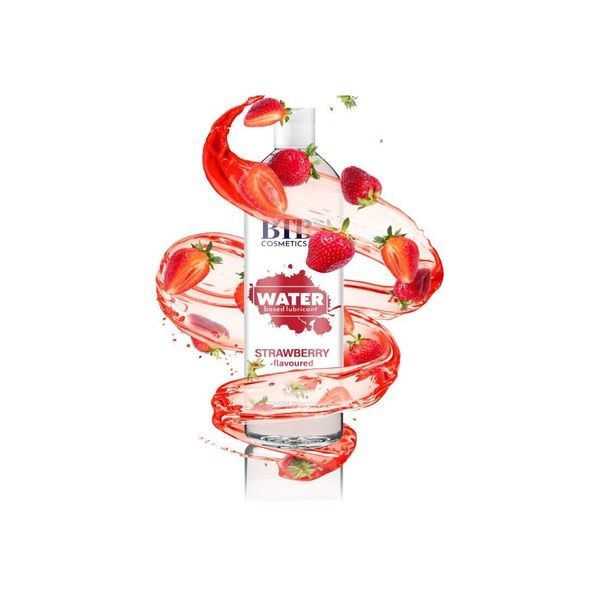 Змазка на водній основі BTB FLAVORED STRAWBERRY з ароматом полуниці (250 мл) SO6567