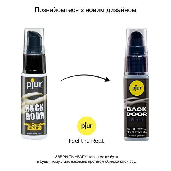 Розслаблювальний анальний гель pjur backdoor Serum 20 мл, створює плівку, висококонцентрований PJ12110