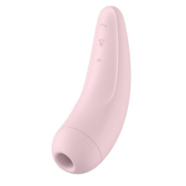 Вакуумний кліторальний стимулятор Satisfyer Curvy 2+ Pink з керуванням через інтернет SO3782