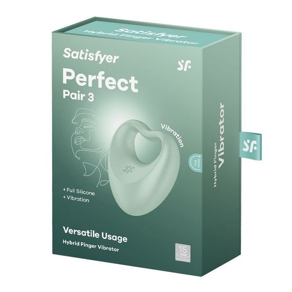 Вібратор на палець та ерекційне кільце 2в1 Satisfyer Perfect Pair 3 SO8409