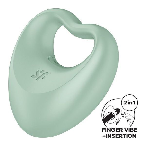 Вібратор на палець та ерекційне кільце 2в1 Satisfyer Perfect Pair 3 SO8409