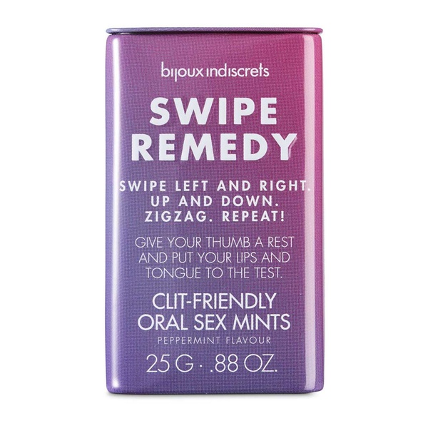 М'ятні цукерки Bijoux Indiscrets Swipe Remedy – clitherapy oral sex mints без цукру SO5911