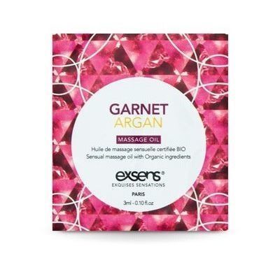 Пробник масажної олії EXSENS Garnet Argan 3мл SO2382