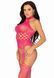 Кружевной бодистокинг с открытым доступом Leg Avenue High neck lace bodystocking One size Raspberry SO8572 фото 4