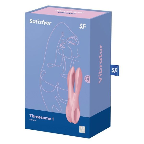Кліторальний вібратор Satisfyer Threesome 1 Pink SO6985