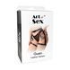 Сексуальні гартери Art of Sex - Gwen із натуральної шкіри, розмір XS-2XL, колір чорний SO7369 4