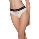 Трусики з широкою гумкою і мереживом Passion PS001 PANTIES ecru, size L SO4163