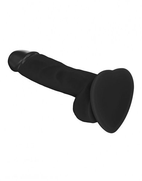 Реалістичний фалоімітатор Strap-On-Me SOFT REALISTIC DILDO Black - Size S SO4517