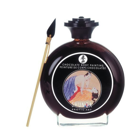 Фарба для тіла Shunga BODYPAINTING &ndash; Aphrodisiac chocolate (100 мл) без глютену та парабенів SO2546