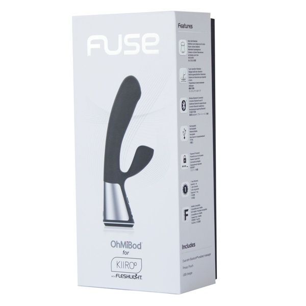 Интерактивный вибратор-кролик Ohmibod Fuse for Kiiroo Black SO2907 фото