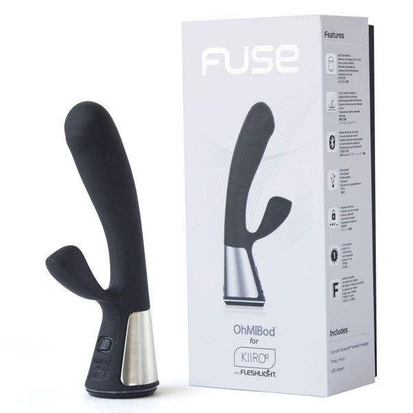Интерактивный вибратор-кролик Ohmibod Fuse for Kiiroo Black SO2907 фото