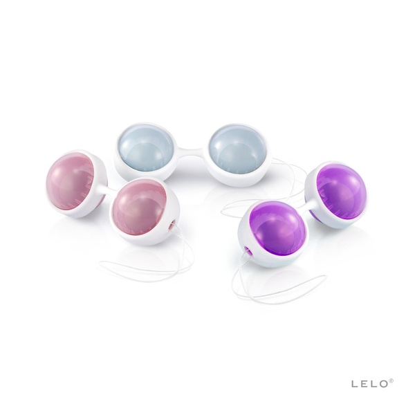 Набір вагінальних кульок LELO Beads Plus, діаметр 3,5 см, змінне навантаження 2х28, 2х37 та 2х60 г SO8084