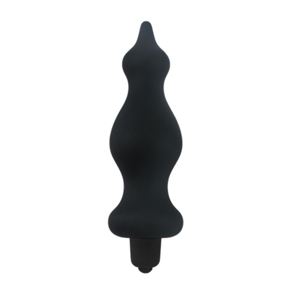 Анальна пробка з вібрацією Adrien Lastic Bullet Amuse Black, макс. діаметр 3,9 см AD20309