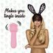 Міні-вібратор FeelzToys Mister Bunny Pink з двома насадками SO4437 3